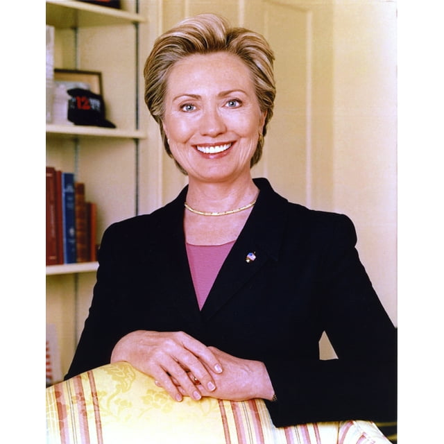 Hillary Clinton smiling in Office Outfit Portrait Photo Print (24 x 30)