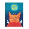 thumbnail image 1 of Hillary Vermont Pet Designs for Humans 'Angel Kitty' Canvas Art, 1 of 3