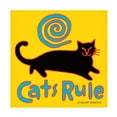 thumbnail image 1 of Hillary Vermont Pet Designs for Humans 'Cats Rule 2' Canvas Art, 1 of 3