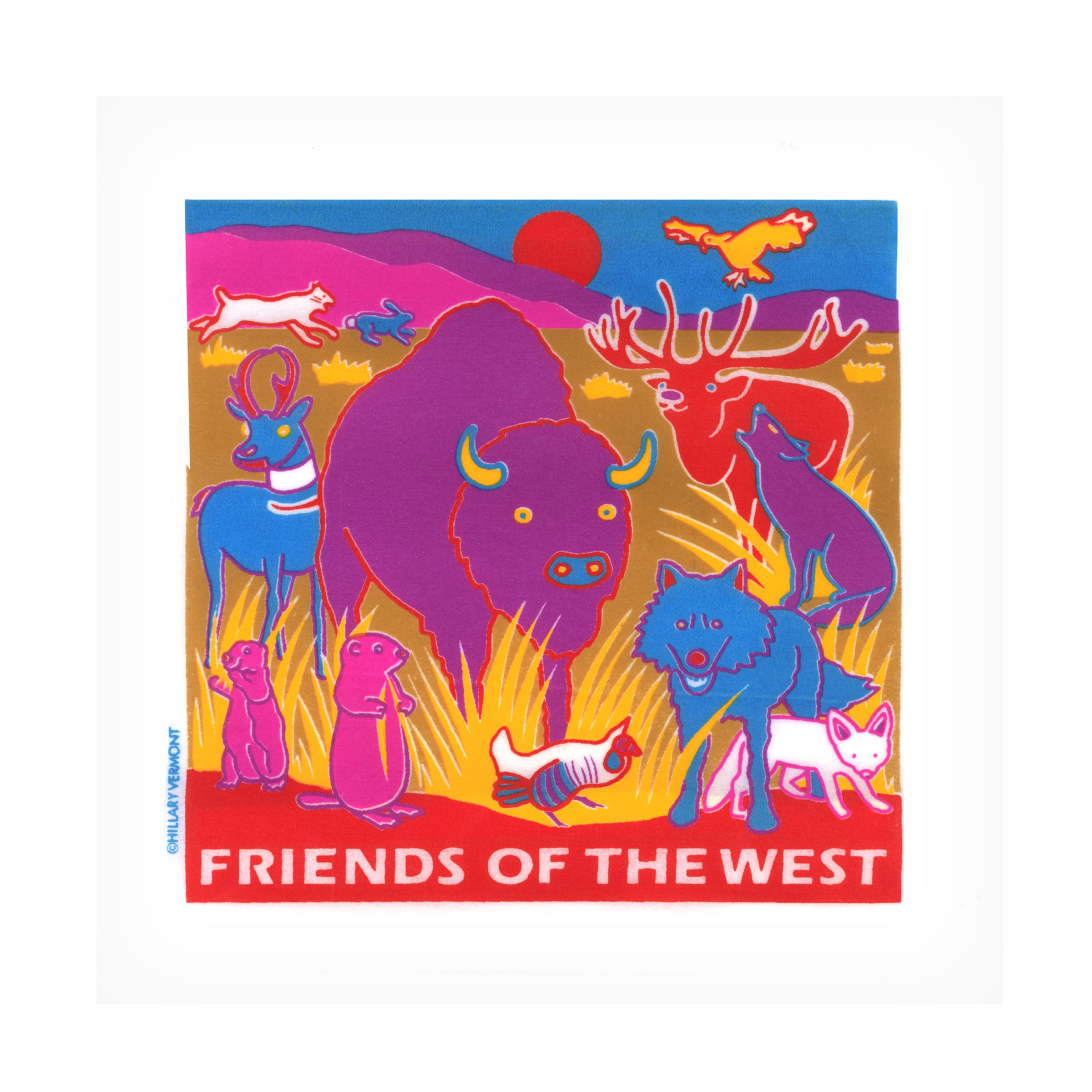 Hillary Vermont Pet Designs for Humans 'Friends Of The West' Canvas Art