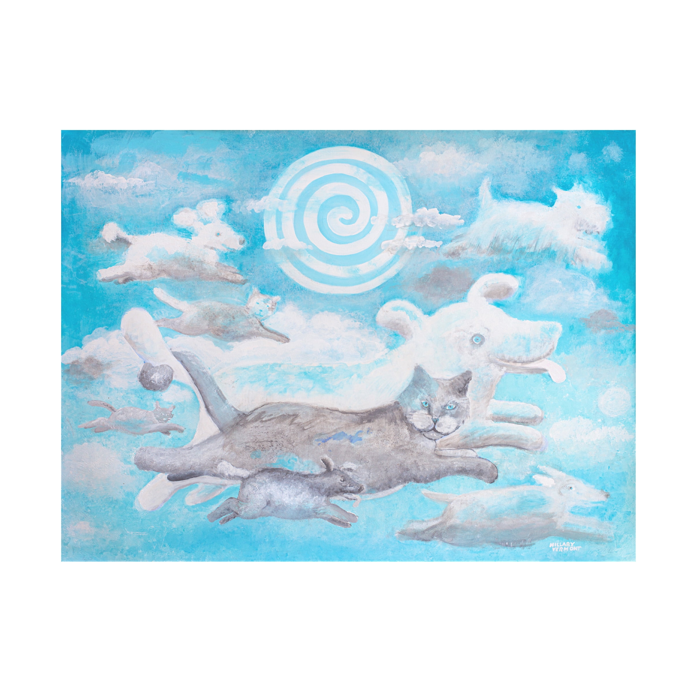 Hillary Vermont Pet Designs for Humans 'Welcome To Heaven' Canvas Art