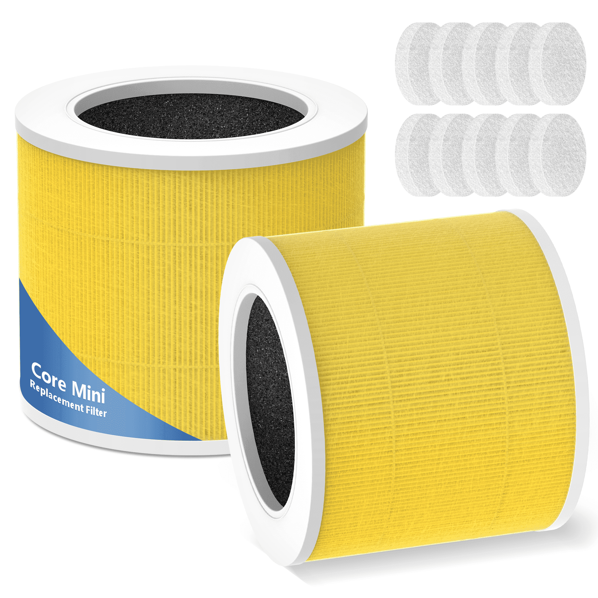 Rabbit Air MinusA2 Filter Replacement Kit – 3-Set With HEPA, Carbon & Odor Filters – Compatible With SPA-700A/780A Models