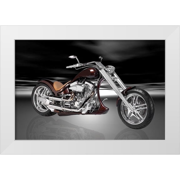 Hillert, Peter 14x11 White Modern Wood Framed Museum Art Print Titled - Thunder