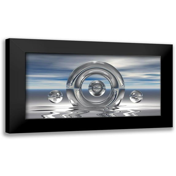 Hillert, Peter 18x11 Black Modern Framed Museum Art Print Titled - SilverRing
