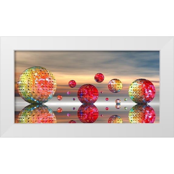 Hillert, Peter 24x14 White Modern Wood Framed Museum Art Print Titled - MetroMetal