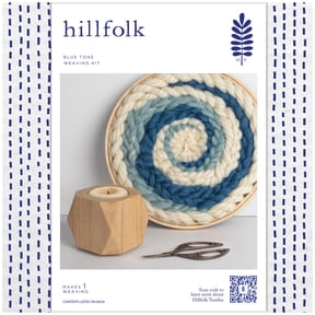 Hillfolk Hoop Weaving Kit, Weaving, Bamboo, 8"
