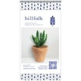thumbnail image 1 of Hillfolk Needle Felted Succulent Kit- Includes Wool Roving, Needle, Foam Block , Wood Pot, And Instructions. Green, Makes One., 1 of 8