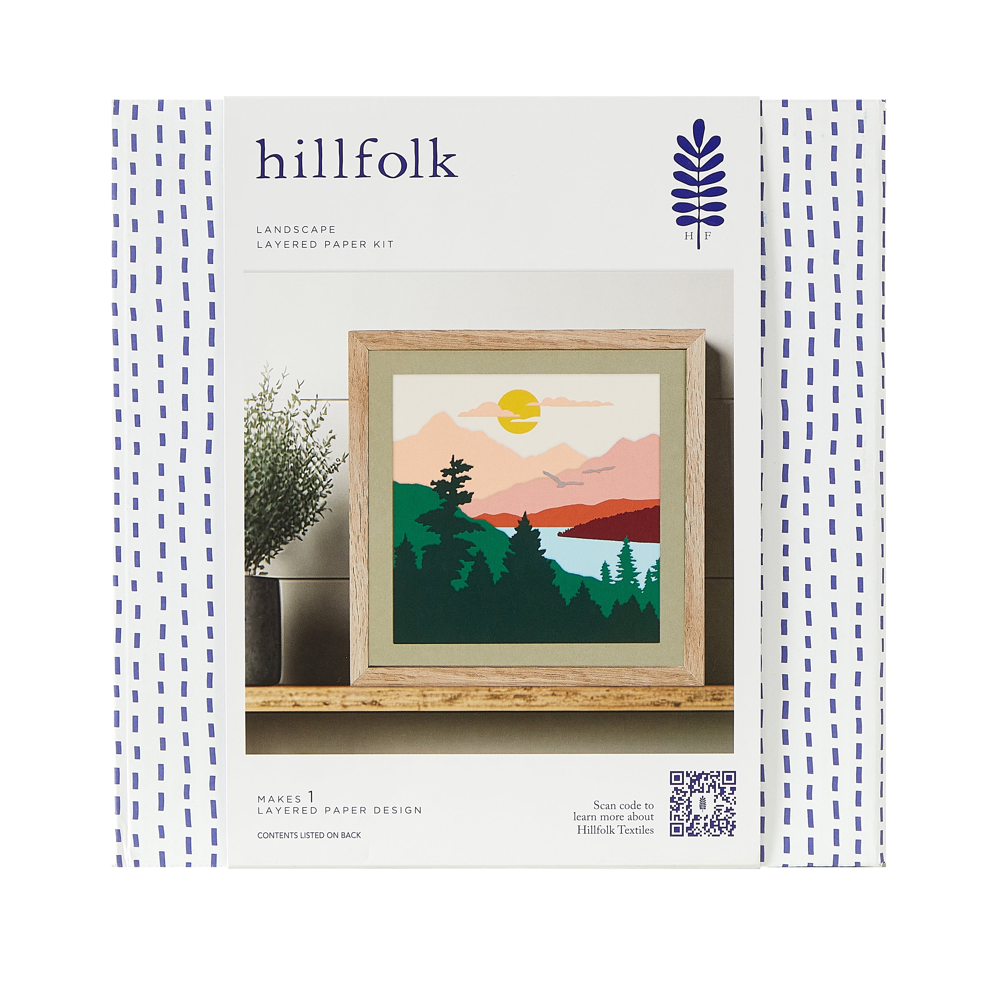 Hillfolk Premium Multicolor Paper Art Kit for Creative Projects