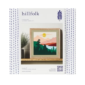 Hillfolk Premium Multicolor Paper Art Kit for Creative Projects