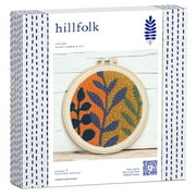 Hillfolk Punch Needle Leaf Kit with 8 in Plastic Hoop