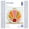 thumbnail interactive-video image 1 of Hillfolk Punch Needle Sun Kit- Includes 8" Plastic Hoop, Printed Fabric, Yarn, Punch Needle Tool And Instructions. Makes On 8" Punch Needle Design., 1 of 7