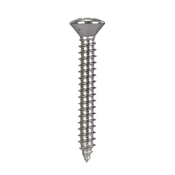 Hillman 0823668 8 x 1.25 in. Oval Head Stainless Steel Sheet Metal Screws