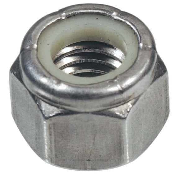 Hillman Lock Nut Nylon 5/16-18 - Metal, Smooth Finish - Size 1