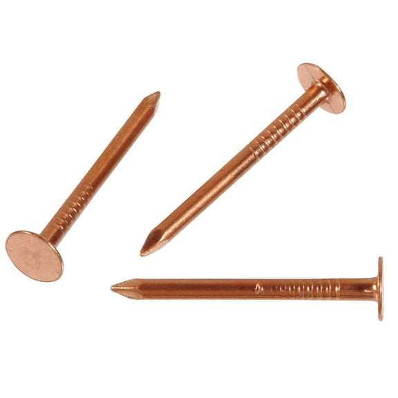 Hillman Slate Nails 1-1/4 " Copper 11 Ga Card 6 Oz Pack of 5