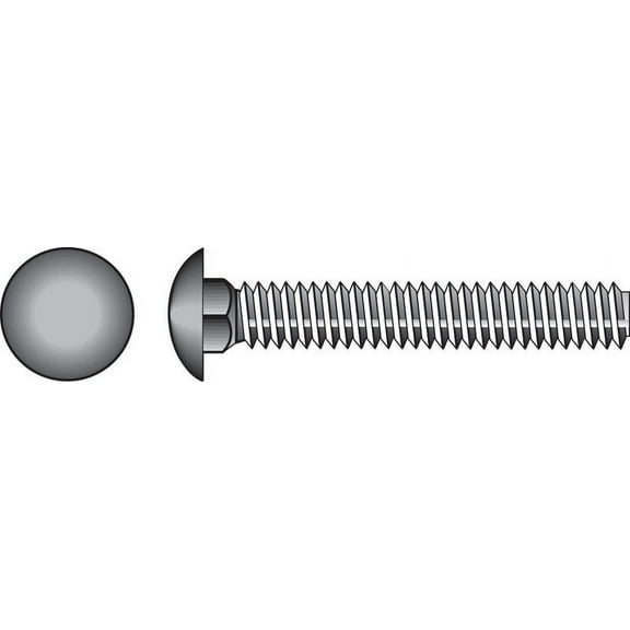 Hillman 1/2" Hot Dipped Galvanized Steel Carriage Bolt