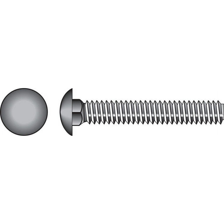 Hillman 1/2 in. X 5-1/2 in. L Hot Dipped Galvanized Steel Carriage Bolt 25 pk Hillman 1/2 in. X 5-1/2 in. L Hot Dipped Galvanized Steel Carriage Bolt 25 pk
