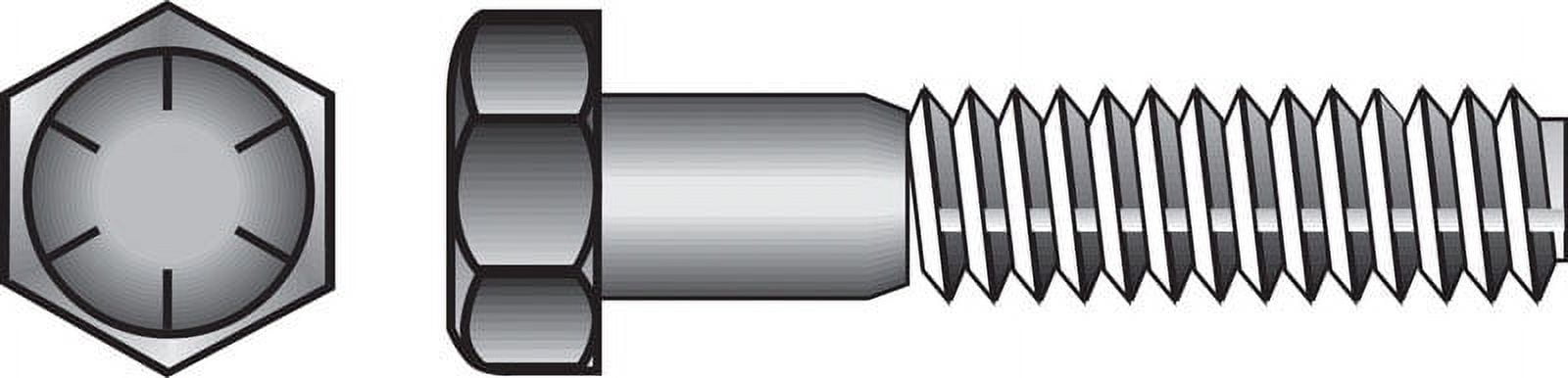 Hillman 1/2 in. Yellow Dichromate Grade 8 Steel Hex Head Cap Screw