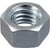 50 Pack 1/2-13 Coarse Thread Zinc Plated Steel Hex Nut, Each