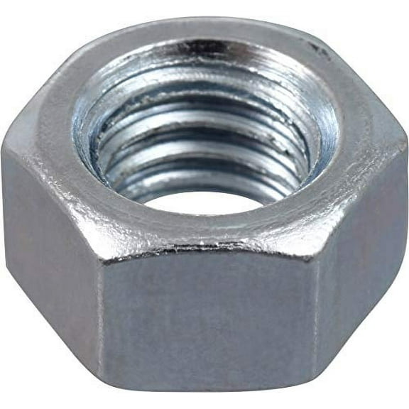 Hillman Hex Nut Set Zinc-Plated Grade 2 - 50 Pack, 1/2-13 Coarse Thread, Metal
