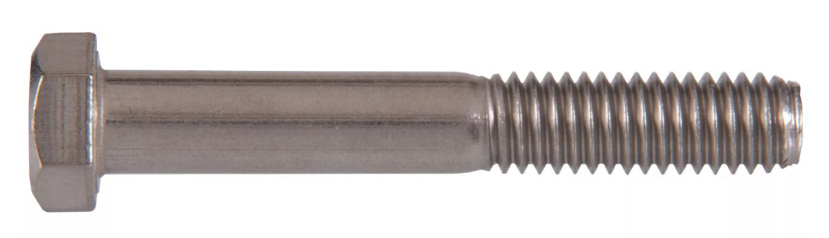 10 Vis Tête Hexagonale 1/4-20x1/2" - Acier Inoxydable 304 Filetage Complet - Uxcell - Argent