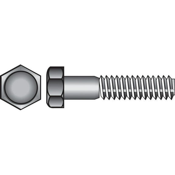 Hillman 1/4" Hot Dipped Galvanized Steel Hex Bolt