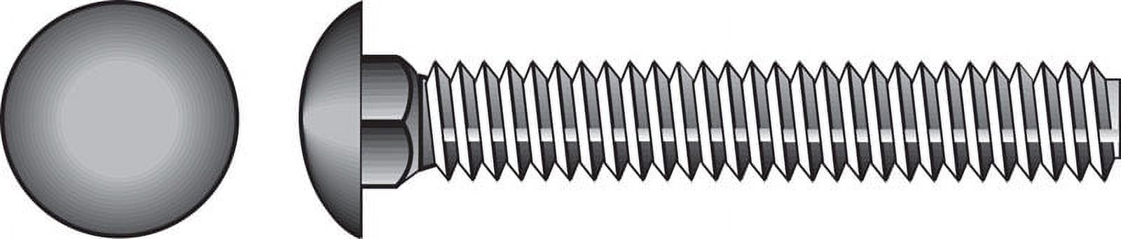 Hillman 1/4" Zinc-Plated Steel Carriage Bolt