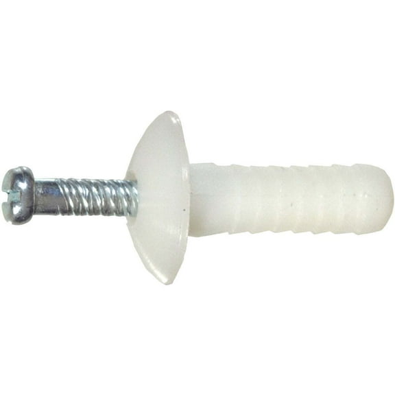 Hillman 1/4 In. x 1 In. Nylon Truss Hammer Drive Anchor (100-Count) 370549