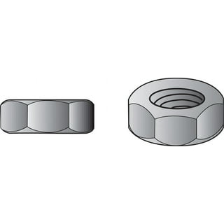 Hillman 1/4 in. Hot Dipped Galvanized Steel USS Hex Nut 100 pk Hillman 1/4 in. Hot Dipped Galvanized Steel USS Hex Nut 100 pk
