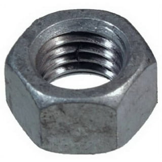 Hillman 1/4 in. Zinc Dichromate Steel USS Hex Nut 100 pk Hillman 1/4 in. Zinc Dichromate Steel USS Hex Nut 100 pk