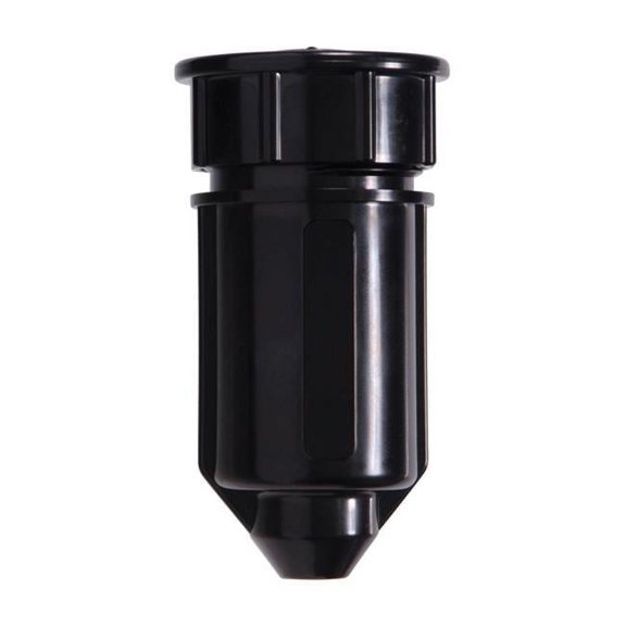 Hillman 1.87 in. Dia. Metal & Plastic Black Key Hider