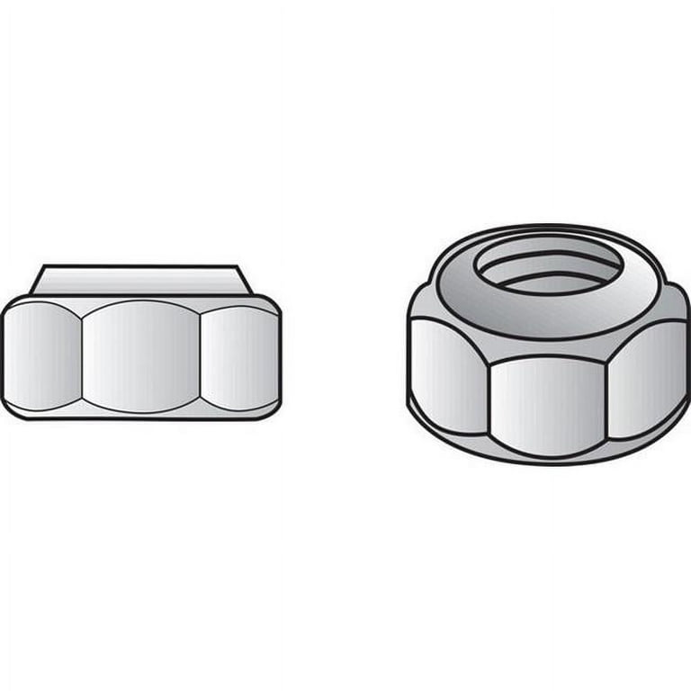 Hillman #10-32 Stainless Steel SAE Nylon Lock Nut 100 pk Hillman #10-32 Stainless Steel SAE Nylon Lock Nut 100 pk