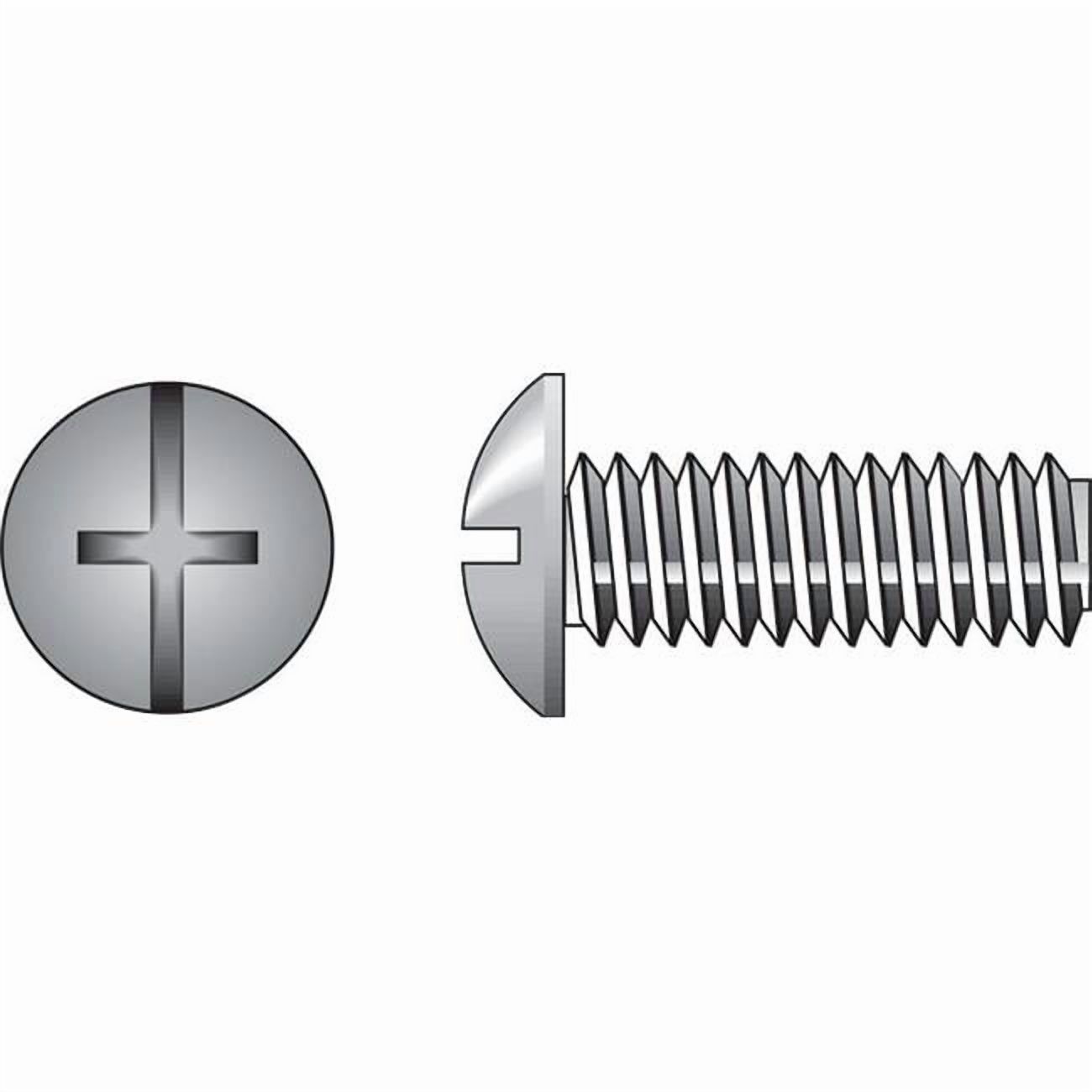 Hillman 111725 No. 8-32 x 1 in. Steel Machine Screws  100 per Box