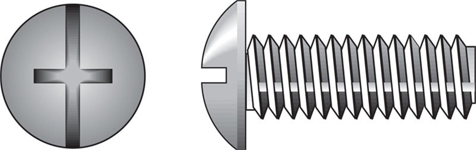 Hillman Machine Screws No. 8 - 32 X 1-3/4 " Slotted Truss Head Box 100