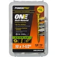 thumbnail image 1 of Power Pro One 5012066 No.10 x 1.5 in. 1 lbs Hillman Star Flat Head Bronze Steel Multi-Material Screw - Pack of 122, 1 of 7