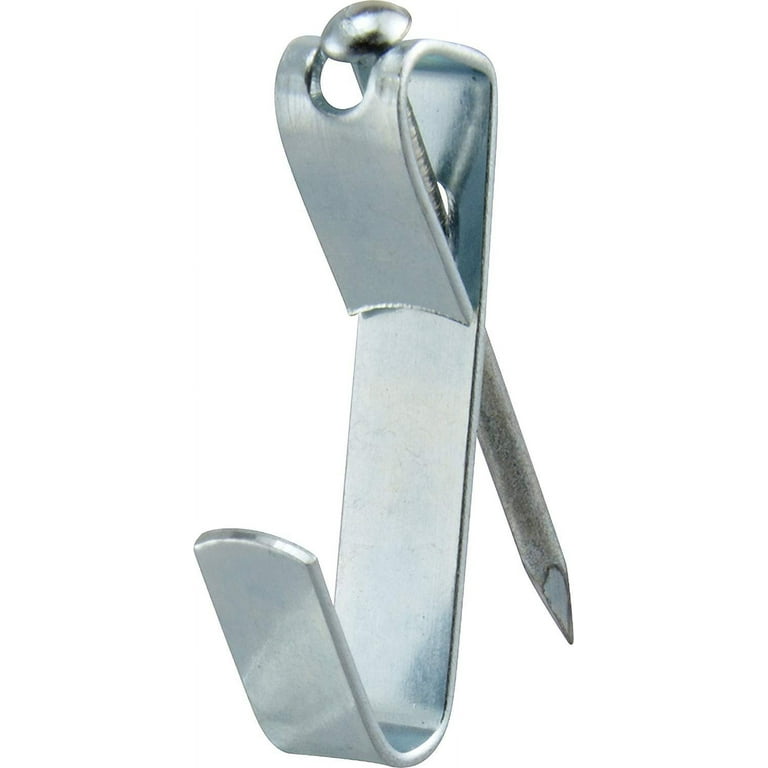 Hillman AnchorWire Steel Zinc Silver Keyhole Picture Hanger 20 lb 2 pk Hillman AnchorWire Steel Zinc Silver Keyhole Picture Hanger 20 lb 2 pk