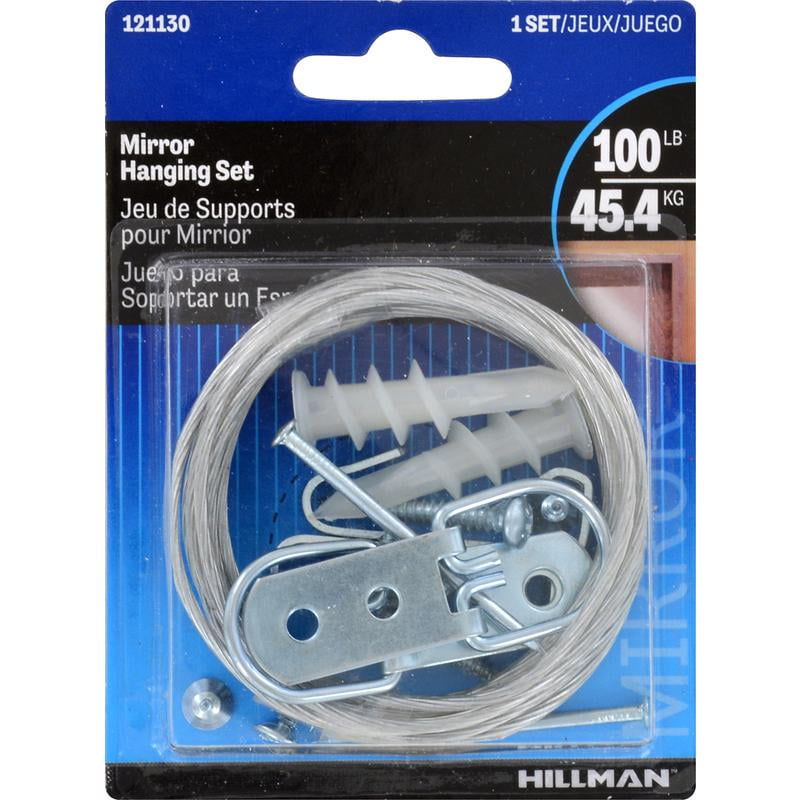 Hillman Galvanized Silver Picture Hanging Cord 75 lb 1 pk Hillman Galvanized Silver Picture Hanging Cord 75 lb 1 pk