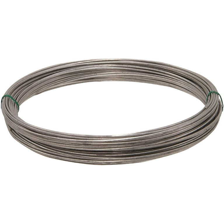 Hillman 0.101 - 0.106 in. D X 100 ft. L Galvanized Steel 12 Ga. Wire Hillman 0.101 - 0.106 in. D X 100 ft. L Galvanized Steel 12 Ga. Wire