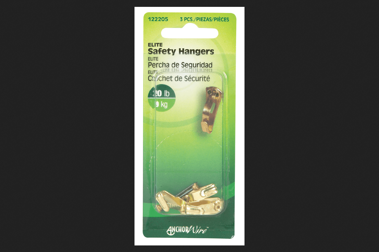 Hillman 122205 Elite Safety Hanger, 20 lbs