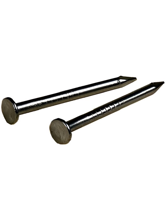 122533 Wire Nail, 1-1/4 in L, Steel, Stainless Steel, Flat Head, Smooth Shank, 2 oz