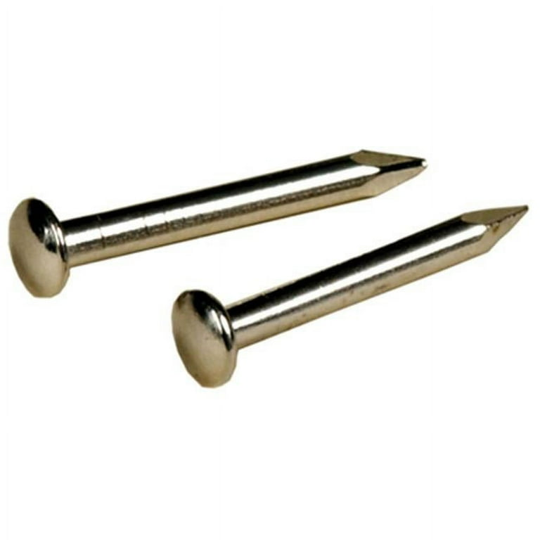 Hillman 5/8 in. Binding Brass-Plated Steel Nail Flat Head Hillman 5/8 in. Binding Brass-Plated Steel Nail Flat Head