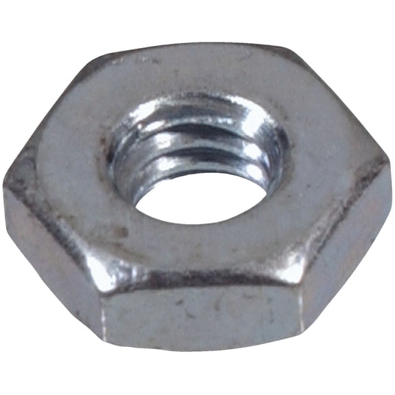 Hillman Hex Machine Screw Nut 8-32 Zinc Plated - Grade 2 - 100 Piece