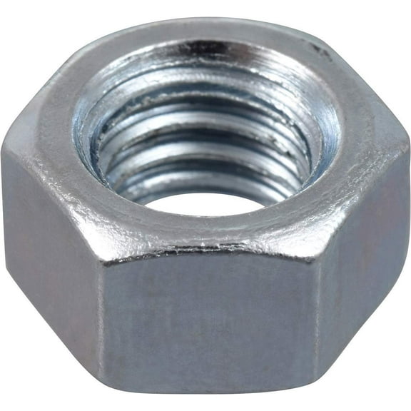 Hillman Hex Nut Coarse Thread Steel - 100 Pack, 3/8"-16, Zinc Finish