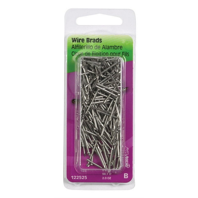 Hillman 18 Ga. X 3/4 in. L Galvanized Steel Brad Nails 1 pk 1.75 oz Hillman 18 Ga. X 3/4 in. L Galvanized Steel Brad Nails 1 pk 1.75 oz
