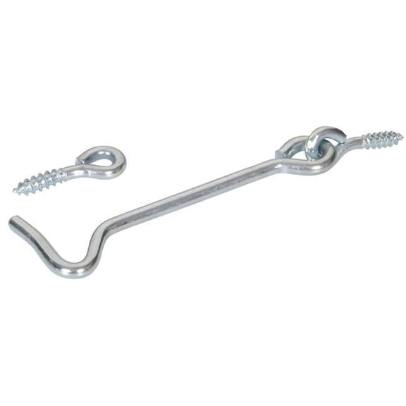 Hillman Group 851484 Carded - Zinc Gate Hook & Eye Latches, 4 4in
