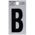 thumbnail image 1 of Hillman Group 839322 2 in. Black & Silver Reflective Mylar Square Cut Self Adhesive Letter - B - 6 Piece, 1 of 1