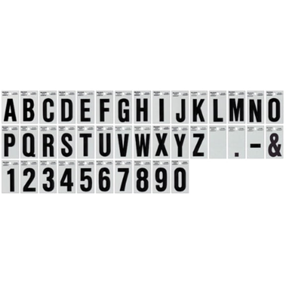 Letter,'&' 2" B&S Mylar by HILLMAN FASTENER