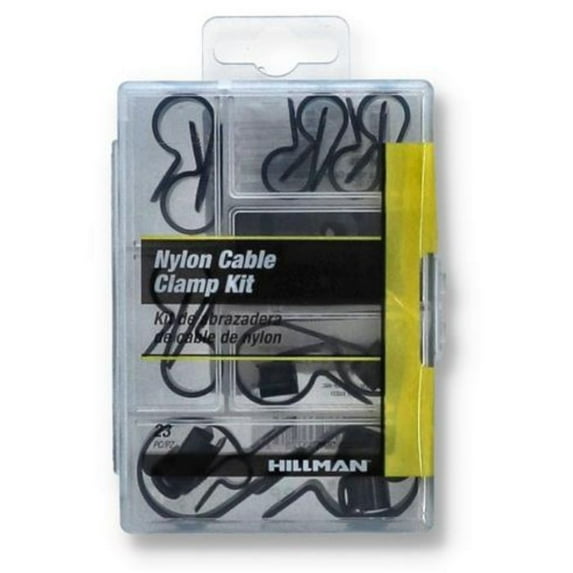 130317H - CABLE CLAMP NYLON BLACK RND SCMT (23 pcs/pkg)