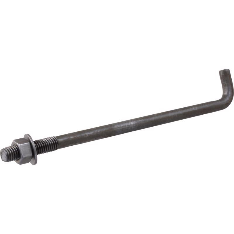 Hillman 260332 0.5 x 12 in. Non-Plated Steel Anchor Bolt