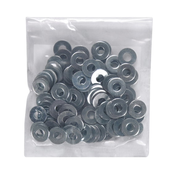 Hillman #8 Steel Zinc Plated Flat SAE Washer (100 Ct.) 280352