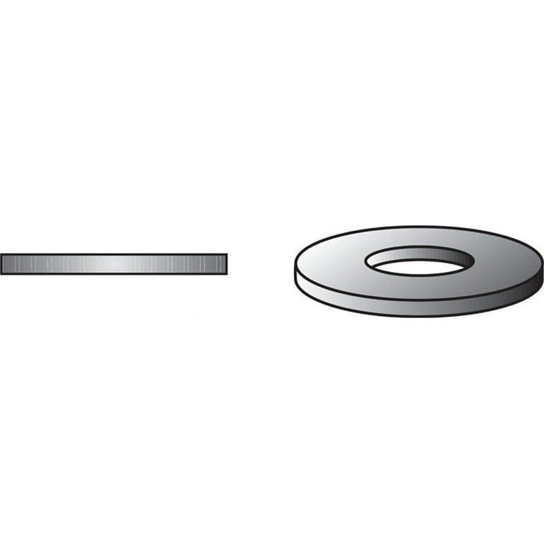 Hillman Yellow Dichromate Steel 1/4 in. SAE Flat Washer 100 pk Hillman Yellow Dichromate Steel 1/4 in. SAE Flat Washer 100 pk